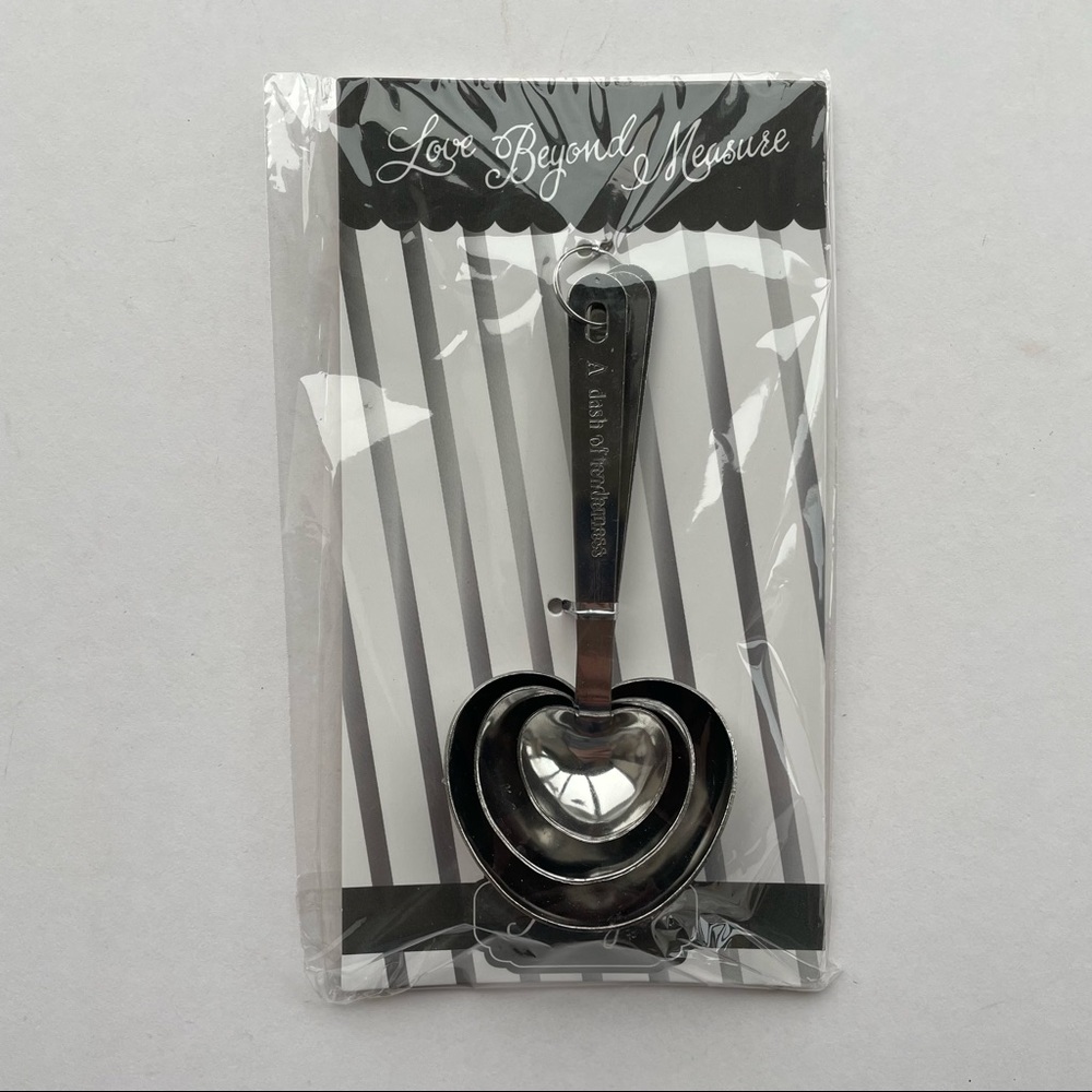 Love Heart-Shaped Measuring Spoons ‘Love Beyond Measure’ Kate Aspen
